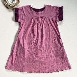 Mini Boden Pink Cuffed Sleeve Dress